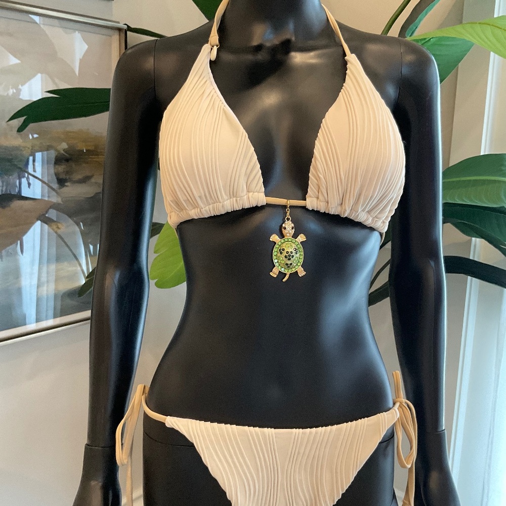 Beige Bikini with Charming Bikinis Charms!